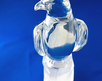 Crystal Eagle Figurine, Bleikristall Solid Glass Paperweight