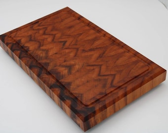 End Grain Tigerwood Cutting Board