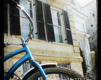INSTANT DOWNLOAD , ttv Photography, Blue bike, Charleston SC