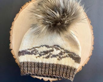 Knit Mountain Hat
