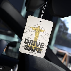Drive Safe Car Air Freshener | Christian Car Accessory,  Fith Gift for Drivers, Road Trip Essential, Inspirational Car Decor