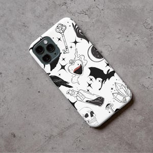 Gothic Aesthetic Tough Phone Cases, Dark Academia Inspired, Witchy Phone Covers, Unique Gifts for Her, Edgy Phone Protection