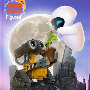 Waste-Collecting Robot and Sleek White Scout - High-Quality Resin Figure