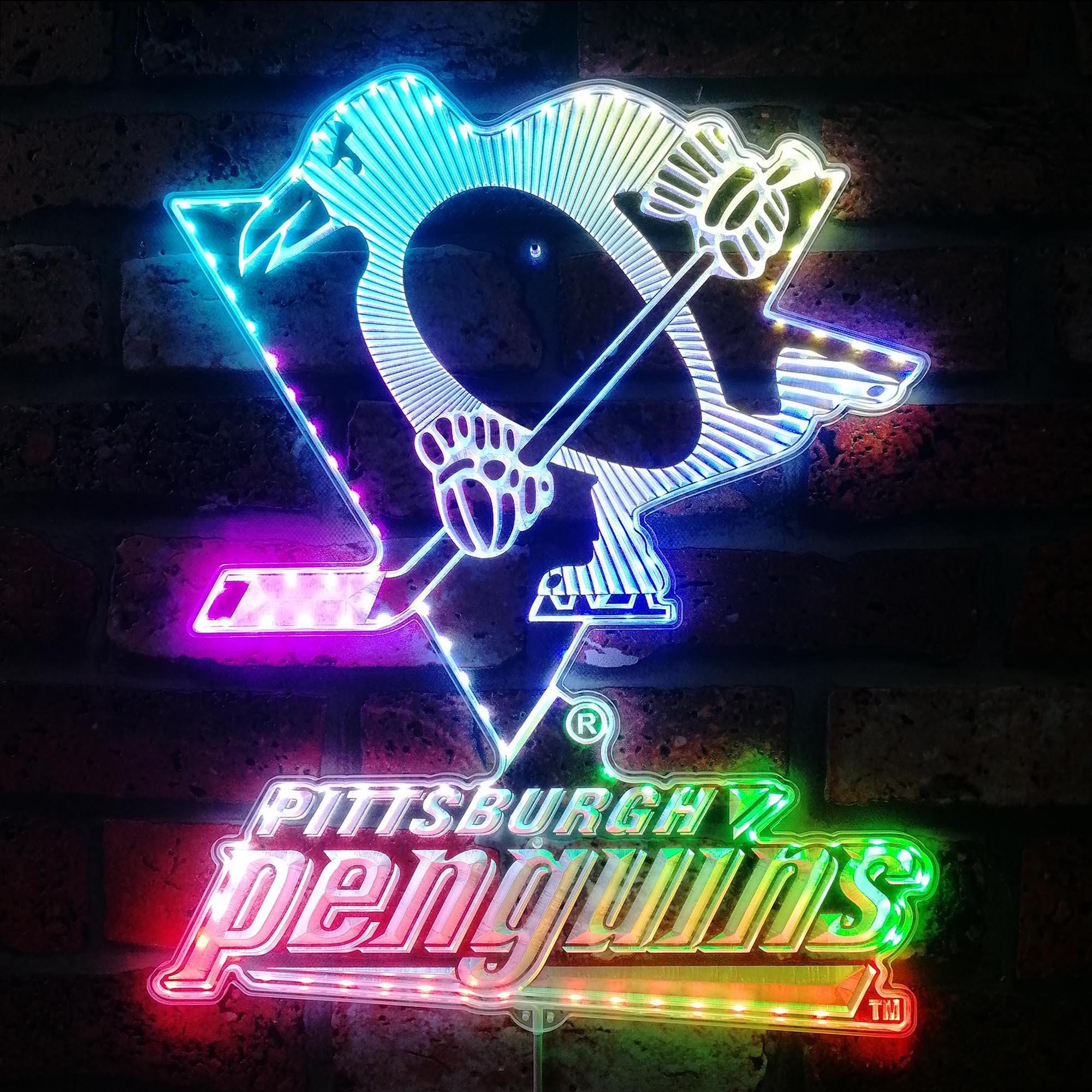 Penguin Neon Bar Light - Etsy