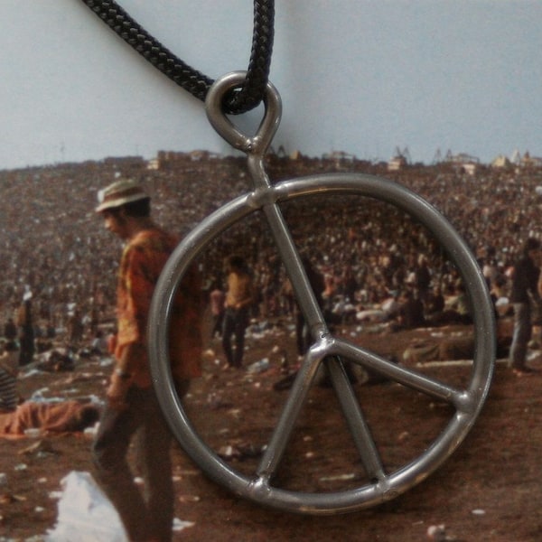 vintage Original 1969 Woodstock Music Festival Collier pas de billet