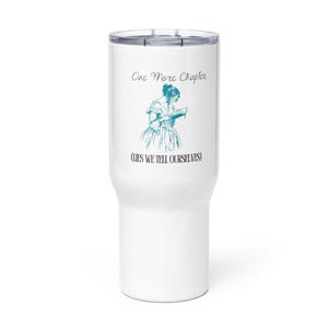 Book Lover&#39;s Travel Mug with a Handle