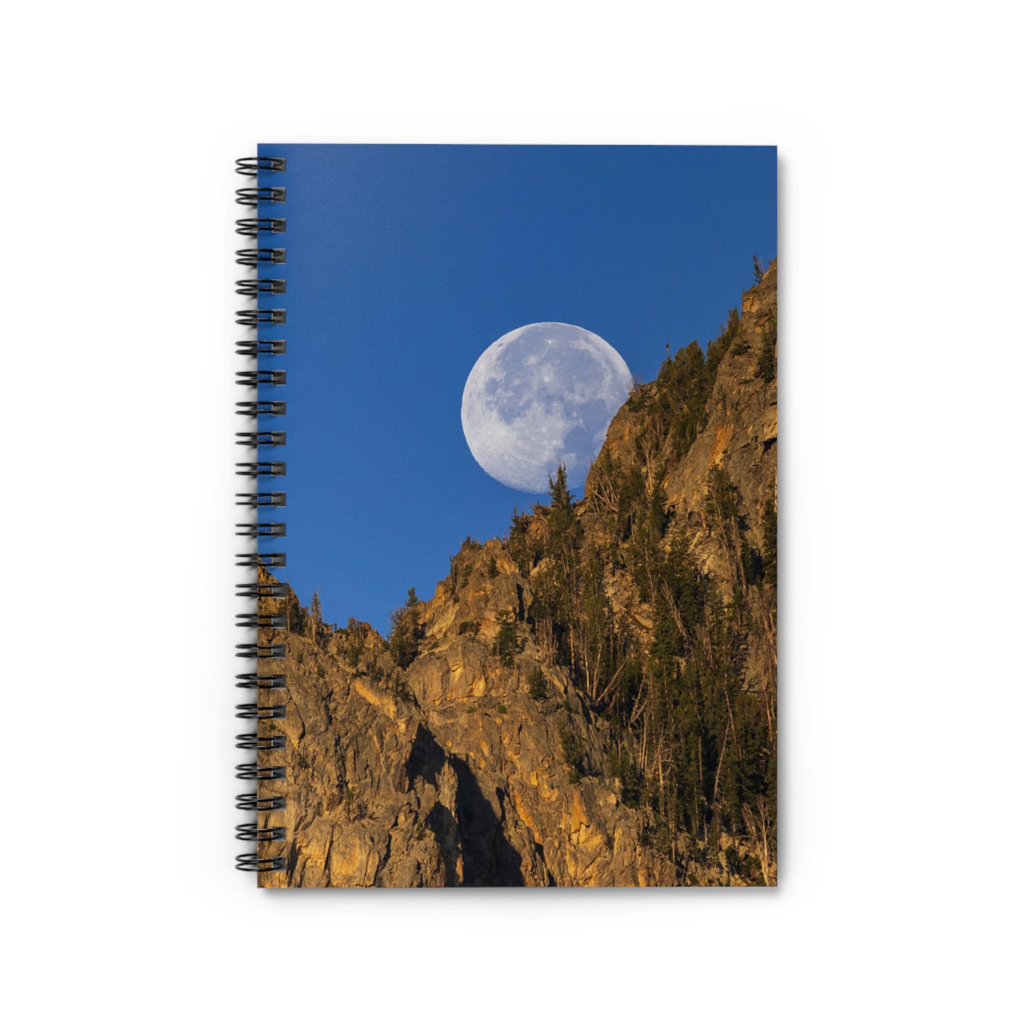 Moonlit Landscape Spiral Notebook, Nature-themed Journal, Gift for ...