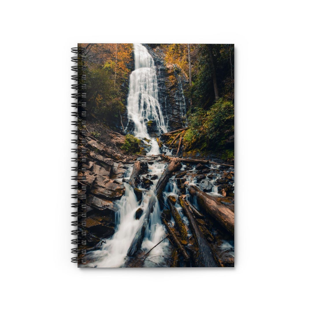 Scenic Waterfall Spiral Notebook, Nature Journal, Eco-friendly ...