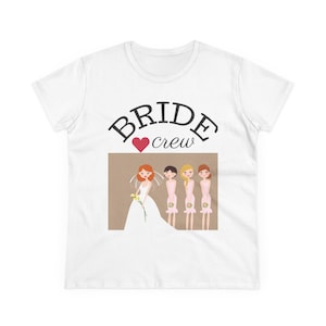 Bridal Party Tee, Bride Crew T-Shirt, Wedding Prep Shirt, Bachelorette Party Top, Bridesmaid Gift Shirt