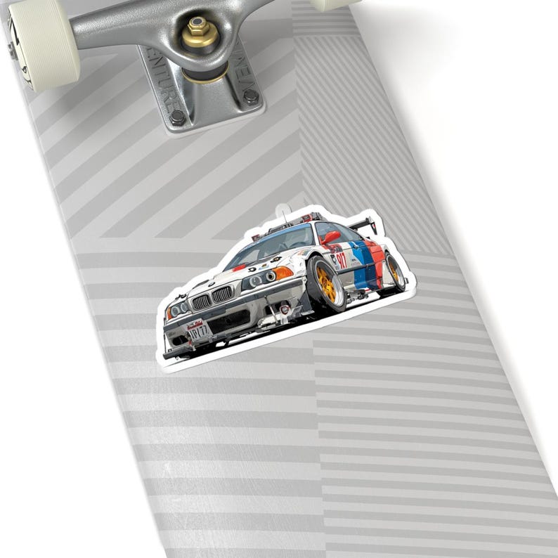 Racing BMW E36 M3 Sticker | Kiss-cut Car Decal, Motorsport Livery - Etsy