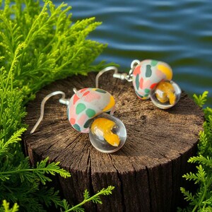 Mushroom in a Mushroom earrings