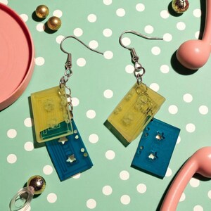Cassette Tape Retro earrings