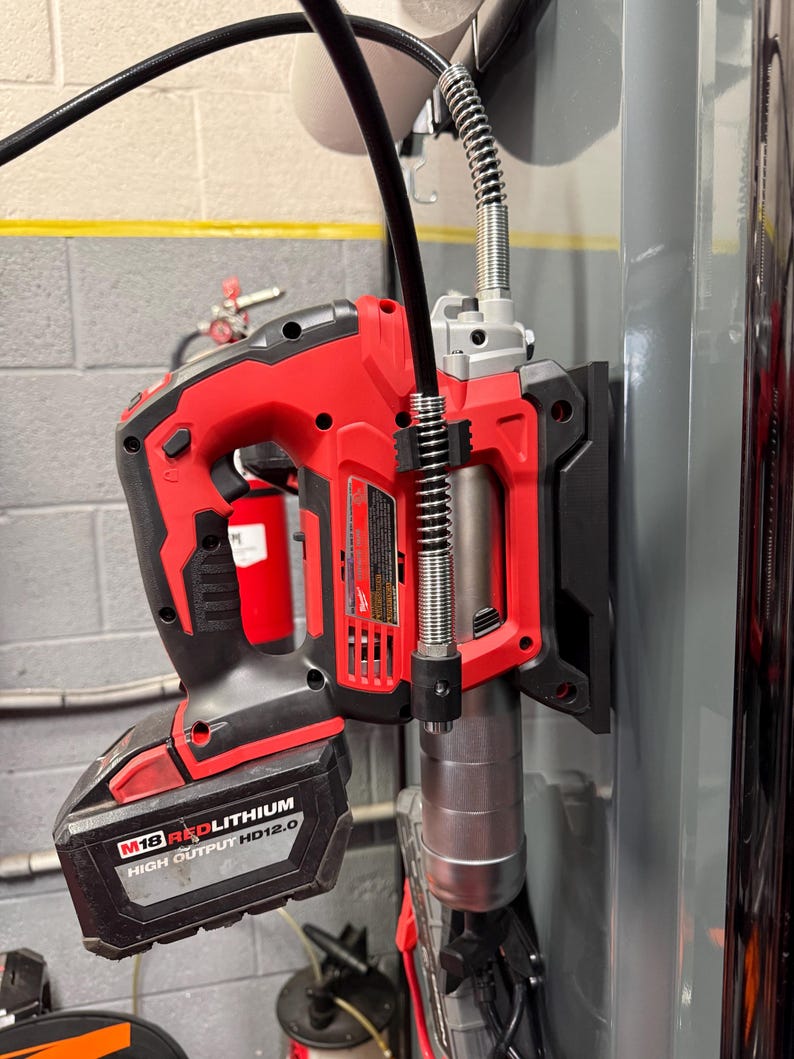 Holds even with an HD 12.0, Milwaukee's heaviest battery available to date!