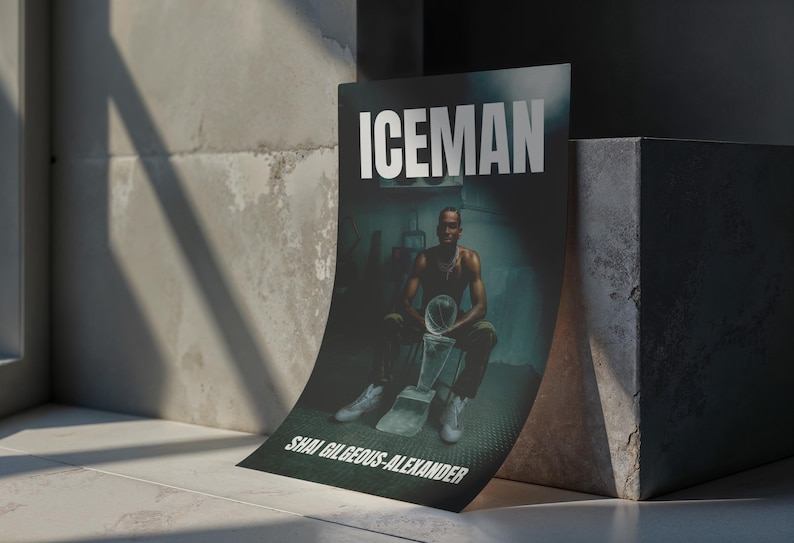 Iceman Lettering Shai Gilgeous-alexander