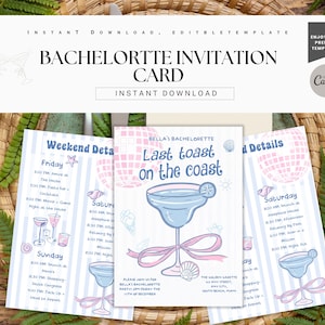 Uitnodiging vrijgezellenfeest | Bewerkbare Girls Night-uitnodiging | Afdrukbare sjabloon vrijgezellenfeest | Digitale bruidstamuitnodiging | Direct downloaden