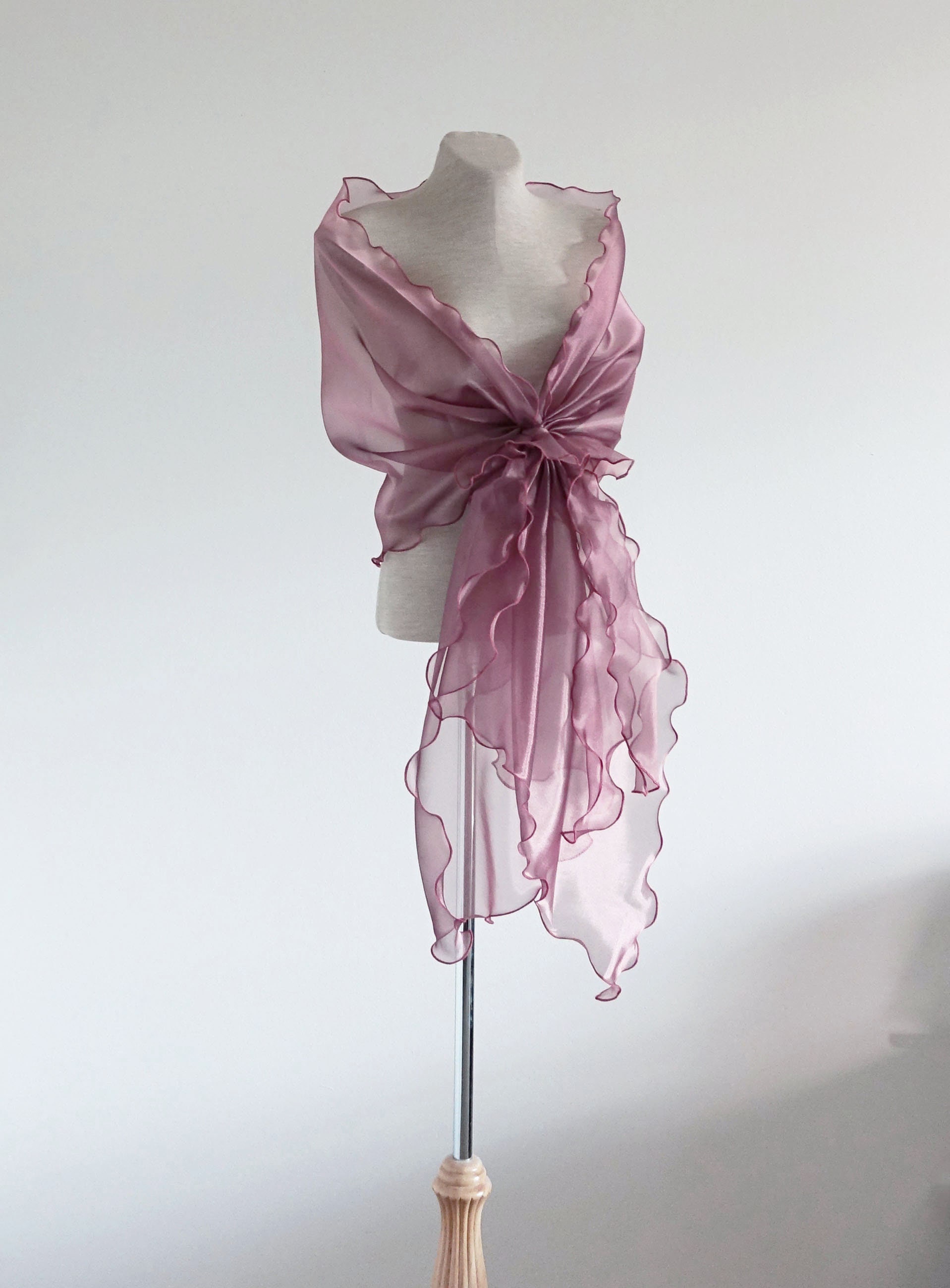 organza evening wrap