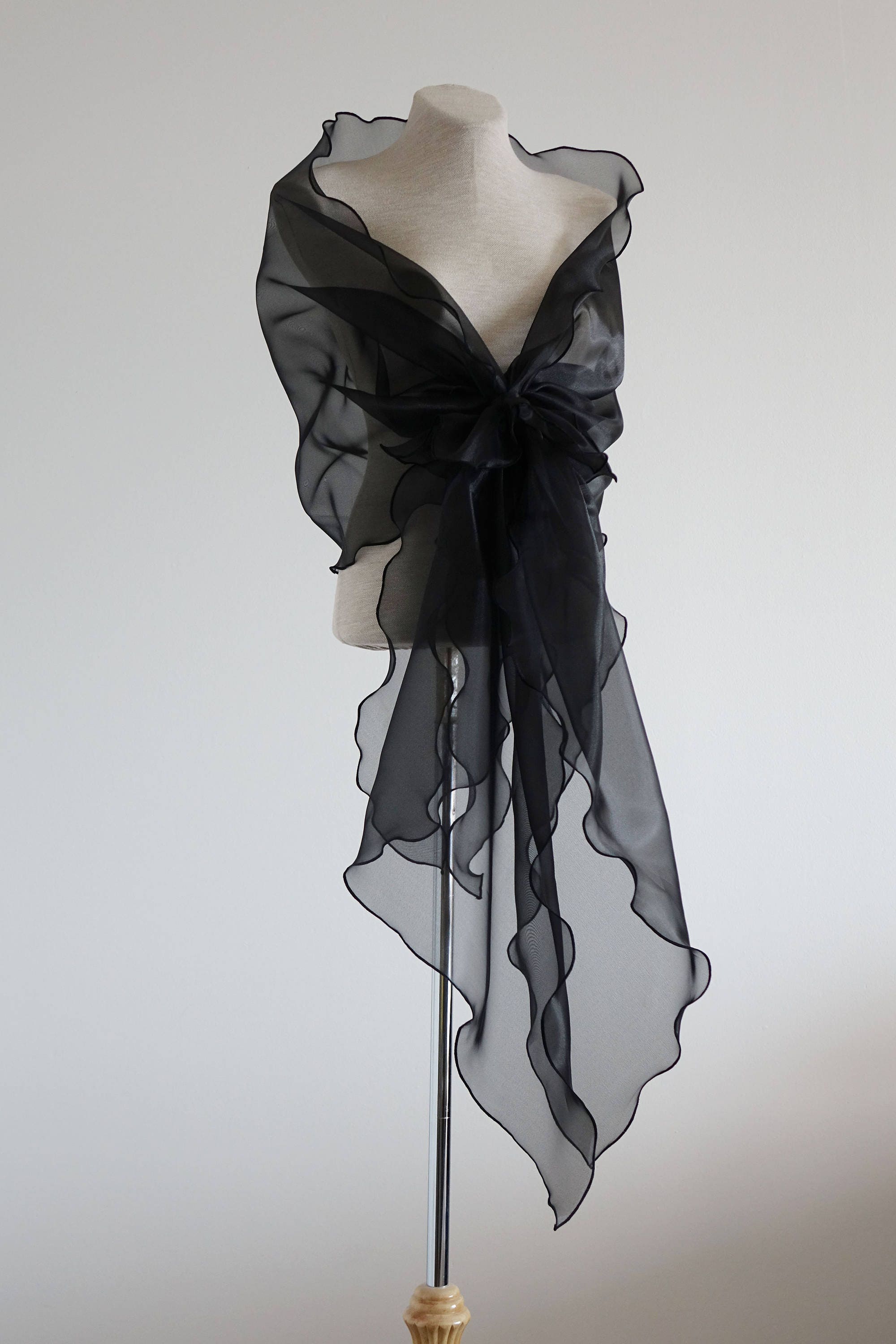 Evening Design Elegant Shawl Black ...