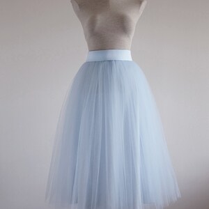 Blue tulle skirt uk hotsell