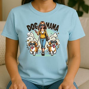 Dog Mama Shirt, Dog Mom Gift for Women, Cute Dog Lover Tee, Fur Mama T-Shirt, Funny Dog Mom Top, Pet Mom Apparel, Dog Mom Aesthetic