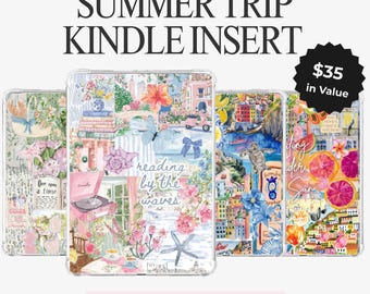Summer Kindle Insert Bundle – Beach Coastal Travel Designs (Digital Download)