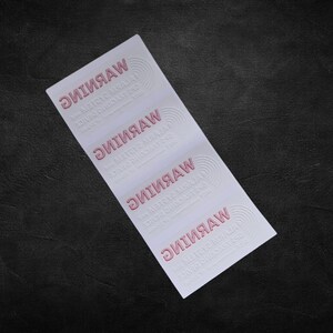 Car Alarm Sticker GPS Tracking Warning Decal | Anti Theft Security Car Window Sticker | Vehicle Protection Sign | Set of 4 image 6