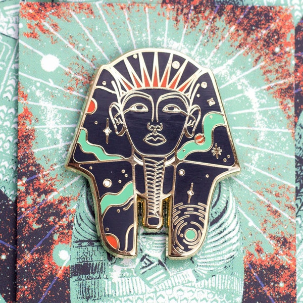 Egyptian Enamel Pin Etsy