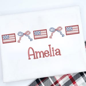 Schets Amerikaanse vlag borduurwerk ontwerpset, patriottische handsteek Amerikaanse vlag en boog, 4 juli mini-borduurbestanden, dst exp jef pes vp3