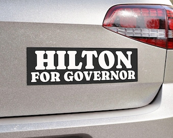 Steve Hilton For CA Governor Bumper Magnet | Republican California Decal