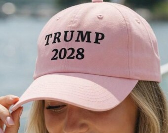 Trump 2028 Adjustable Hat | MAGA Republican Baseball Cap