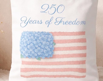 Floral Flag Tote Bag | 250 Years of Freedom, Semiquincentennial Patriotic Gift
