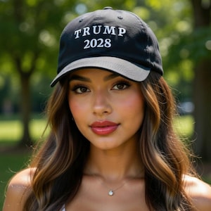 Gorra ajustable Trump 2028 / Gorra de béisbol republicana MAGA imagen 1