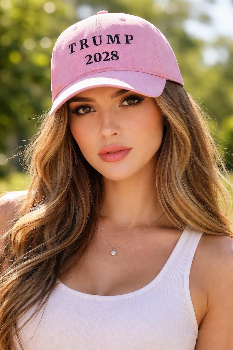 Gorra ajustable Trump 2028 / Gorra de béisbol republicana MAGA imagen 3