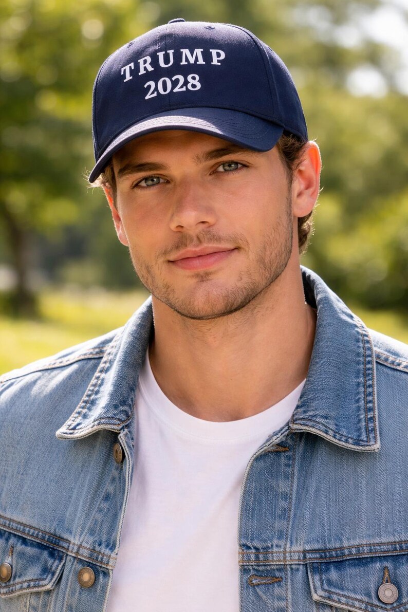 Gorra ajustable Trump 2028 / Gorra de béisbol republicana MAGA imagen 4
