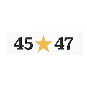45 47 Star | Bumper Magnet