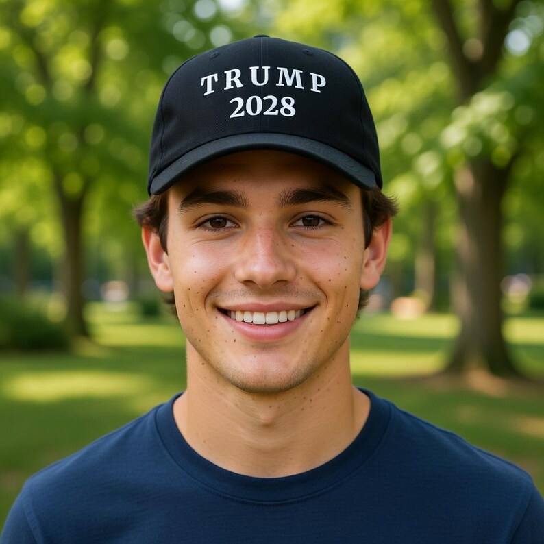 Gorra ajustable Trump 2028 / Gorra de béisbol republicana MAGA imagen 5