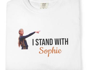 Sophie Cunningham Pointing Unisex Shirt | I Stand With Sophie