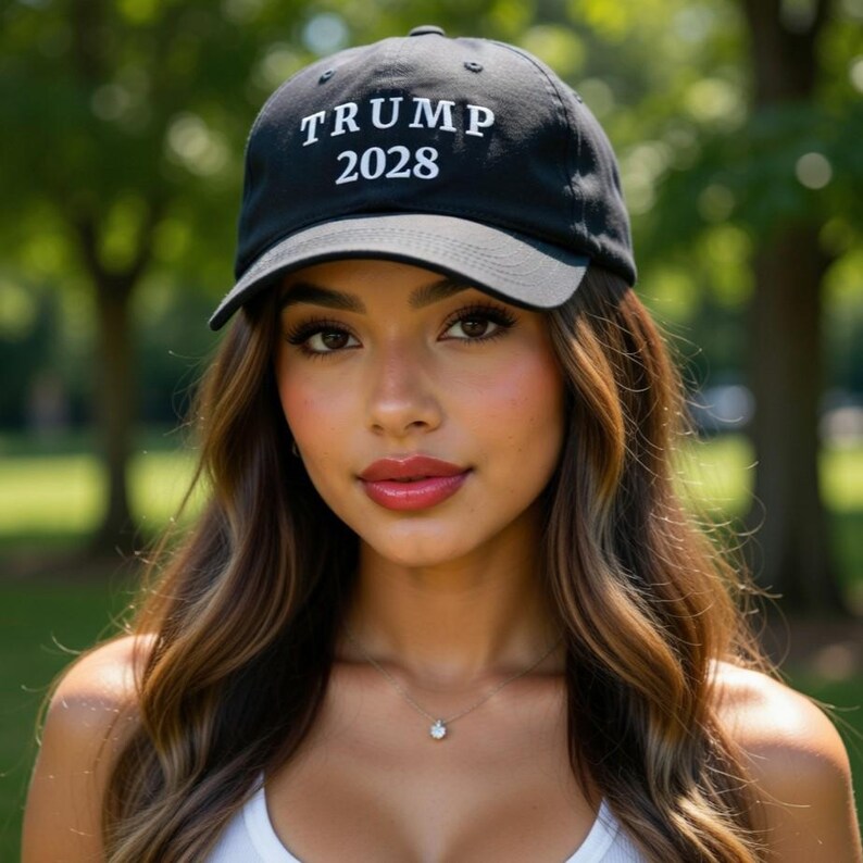Gorra ajustable Trump 2028 / Gorra de béisbol republicana MAGA imagen 1