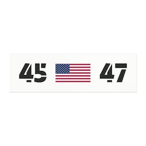 45 47 Flag | Bumper Magnet