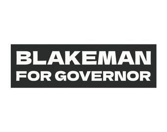 Bruce Blakeman for Governor Bumper Magnet | New York Republican, Anti-Democrat Car Decal