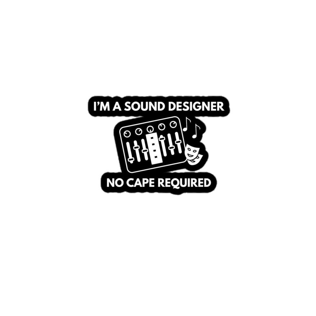 Definition Sound Sticker Sound Designer Sticker | Theatre Gift | Callboard Collective Sticker - Etsy