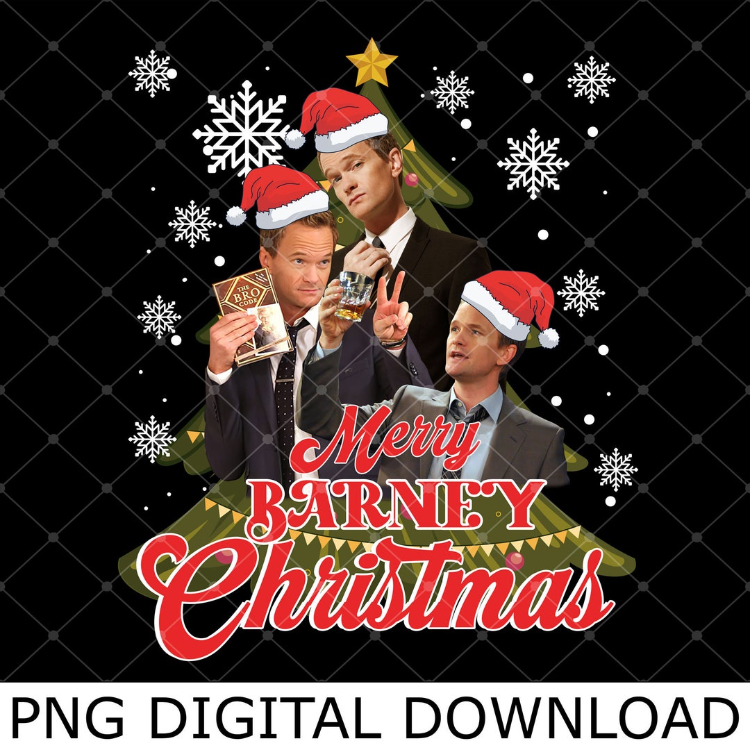 Merry Barney Stinson Christmas Tree Png Barney Stinson - Etsy