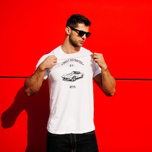 Corvette Muscle Cars Unisex Tee, Classic Cars Lover Shirt, Cotton T-Shirt Gift for Car Enthusiasts, Vintage Car Apparel, Retro Automotive