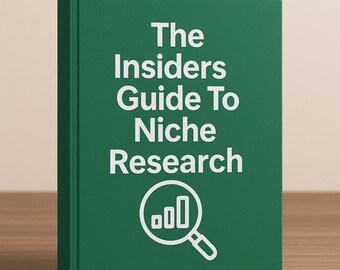 Niche Research Workbook: Profitable Business Guide (PDF Download)