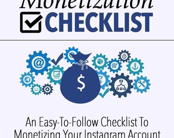 Instagram Monetization Checklist: Influencer Earning Guide (Digital Download)