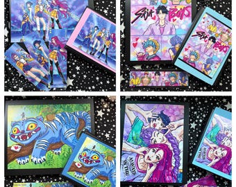 Kpop Demon Hunters - Prints - Bookmarks - Stickers - Huntrix - Saja Boys - Derpy - Sussy - GIFT