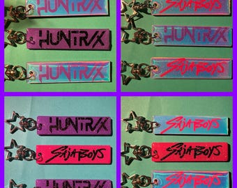 Kpop Demon Hunters Keychains - Huntrix - Saja Boys - Glitter - Glow in the dark - GIFT