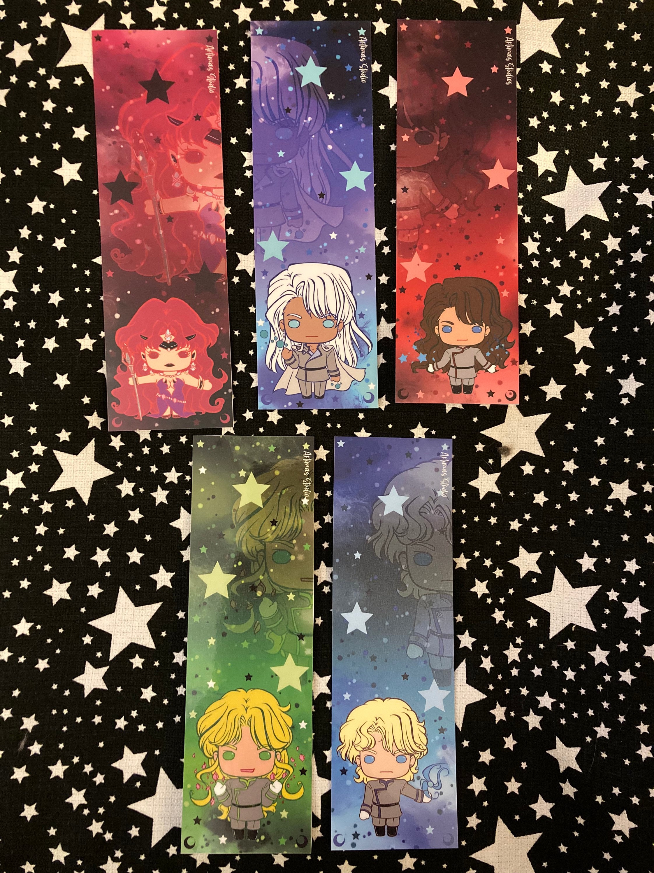 Dark Kingdom Bookmarks - Beryl Kunzite Nephrite Zoisite