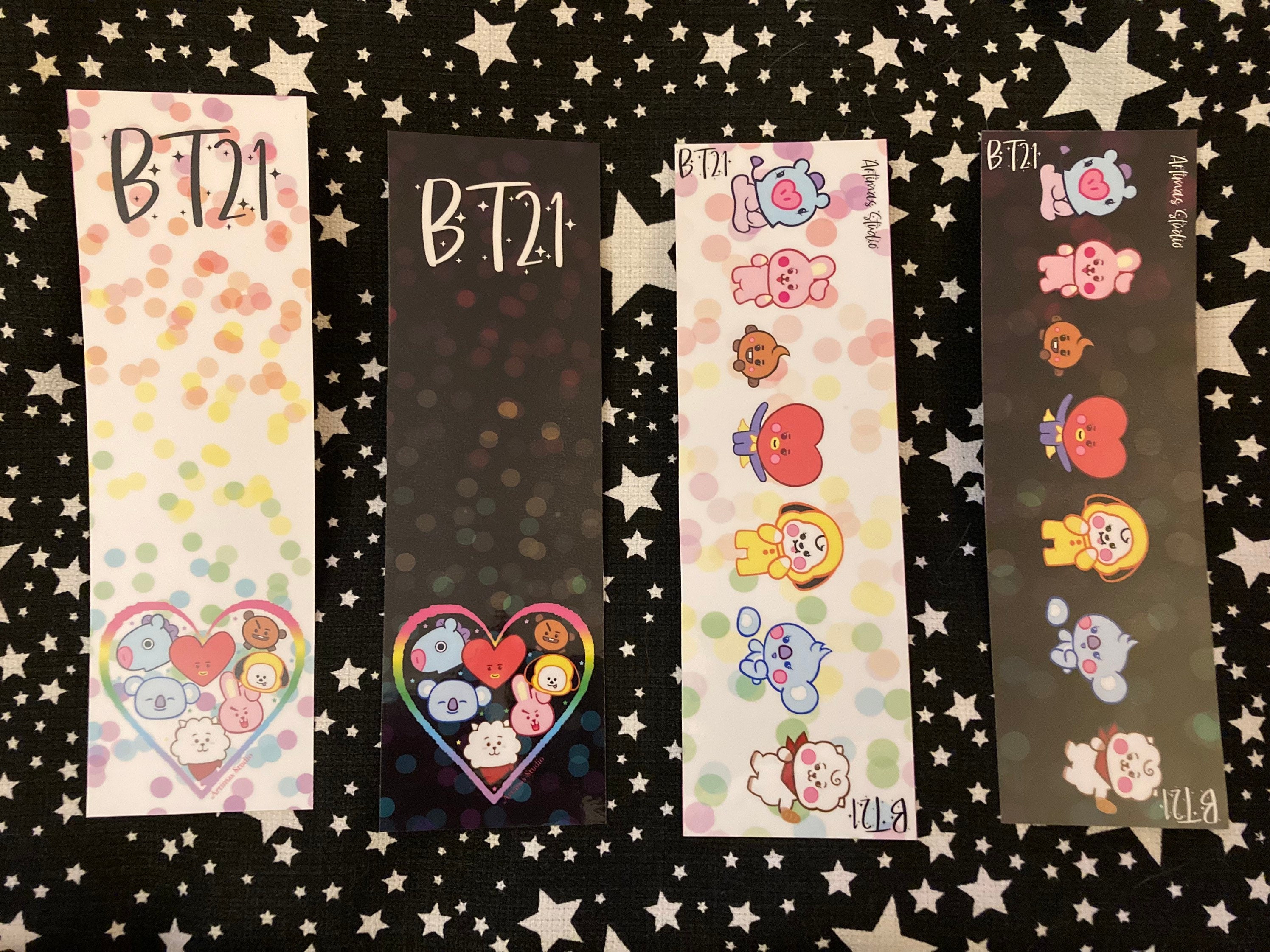 Bt21 Bookmark - Etsy