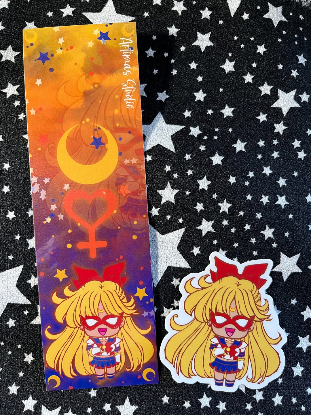 Sailor V Chibi Bookmark - Die-cut Sticker - Weather/waterproof - GIFT ...