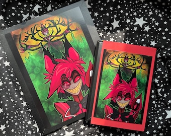 Hazbin Hotel - Alastor - Charlie - Vaggie - Prints - Bookmarks - Sticker - GIFTS